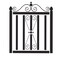 Large Wrought Iron Gate Wall Stencil | 1547 by Designer Stencils | Reusable Stencils for Painting |